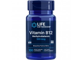 Life Extension Vitamin B12 Methylcobalamin 500mcg, 100 vegetarian lozenges